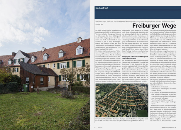 Artikel in BBB 12 2013